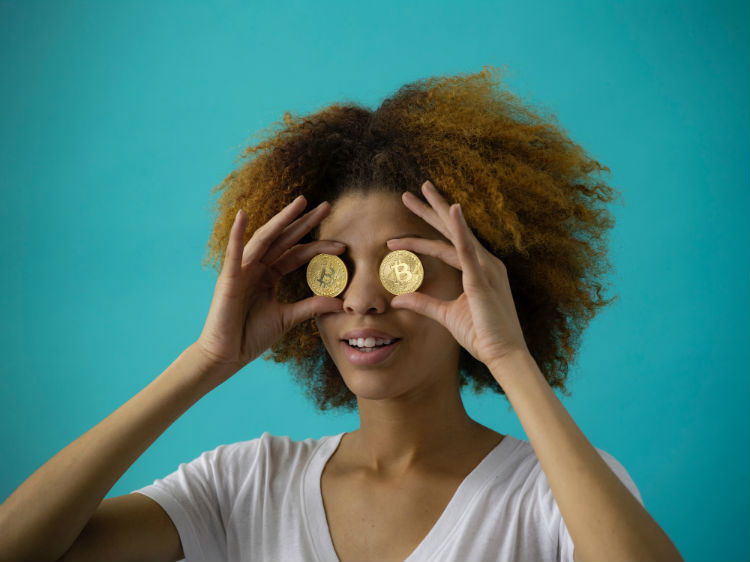 A woman working towards building better money habits