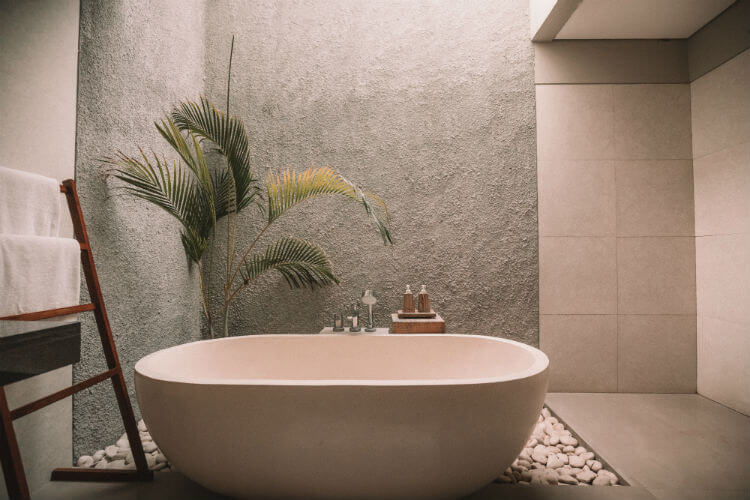 A view of a vinegar bath